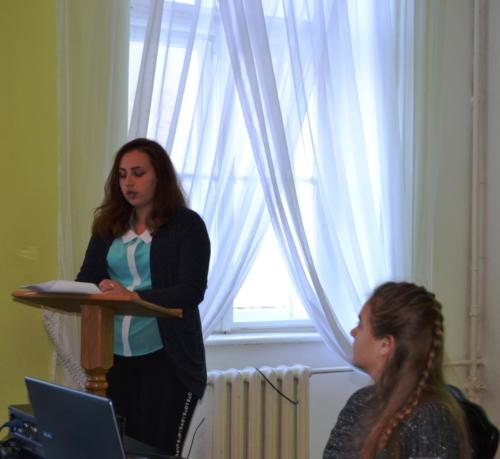 Доповідає студентка ІІ курсу біолого-природничого факультету Тетяна Брилич