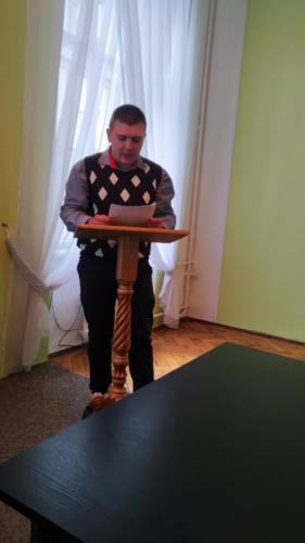 Аспірант 1-го року підготовки Андрій Куцик